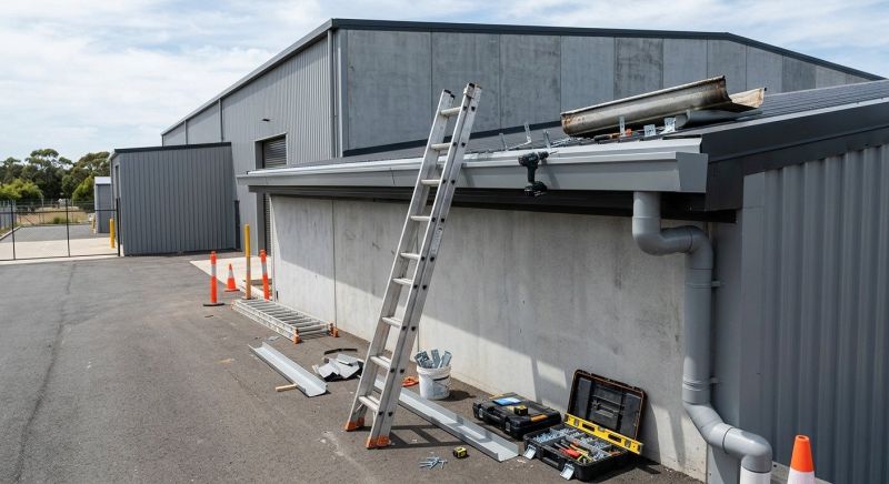 Industrial Gutter Repair in Roseville, CA