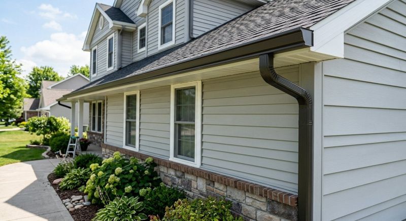 Steel Rain Gutter Installation in Clarksville, TN